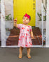 dancing-flamingo-short-sleeve-milk-silk-dress Great Lakes kids - Sophia's StyleShort Sleeve Dress-1